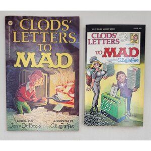 Clods Letters To Mad Book Set By Al Jaffee 1974 & 1981